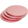 Da 25 a 40 cm vassoio sottotorta tondo rosa gold o disco rosa antico per torta alto 1,2 cm da Decora