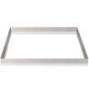 Cornice Acciaio Inox 18-10 o AISI304 lunga 60 cm, larga 40 cm, alta 4 cm da Silikomart Cornice Acciaio Inox 18-10 o AISI304 lunga 60 cm, larga 40 cm, alta 4 cm da Silikomart