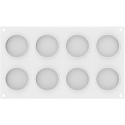 Level Up 35 Silikomart, stampo in silicone 8 tondi 64xh11 mm con cutter