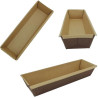 20 Stampi plum-cake in carta forno da 26x6,5xh5,5 cm per torte da 500 g