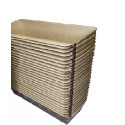 50 Stampi plum-cake 250 g in carta da forno da 16,5x6,5xh5 cm