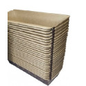 25 Stampi plum-cake in carta da forno da 20x6,5xh4,5 cm per torte da 300 g
