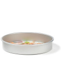 Teglia tonda liscia per torta americana in alluminio anodizzato alta 5 cm e diametro da 10 a 40 cm da Decora