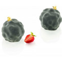 Stampo Syrio 120 ml per 6 monoporzioni a forma di luna sferica da 6,8 cm in silicone da Silikomart