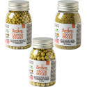 Maxi Perle e Perline oro metallizzato 100 g per decorazione dolci di Decora