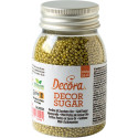 Perline oro metallizzato 100 g per decorazione dolci di Decora