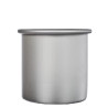 Teglia tonda liscia per torta americana in alluminio anodizzato ø10 x h 7,5 cm di Decora