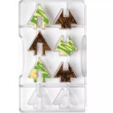 Stampo Cioccolato Abete di Natale ad incastro in policarbonato da Decora