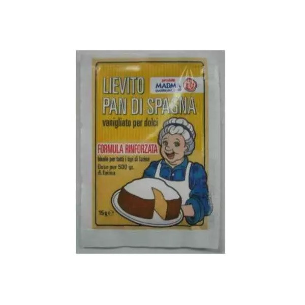 Lievito pan di spagna in polvere di Madma in bustina 15 g