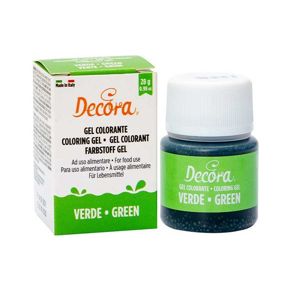 28 g Colorante alimentare in gel Verde Decora