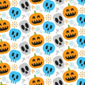Sacchetti Decora 'Zucche e Teschi Halloween' – Set 20 Bustine con Fondo a Soffietto 12,5×H24cm per Biscotti e Caramelle