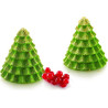 Sapin Magique Silikomart: stampo in silicone grigio Abete o Albero Magico ø6,7xh7,4 cm
