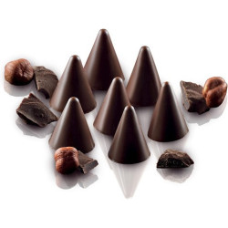 Stampo Kono o Mini Coni di cioccolato da 3 cm SCG20 da Silikomart