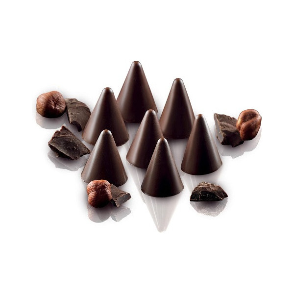 Stampo Kono o Mini Coni di cioccolato da 3 cm SCG20 da Silikomart