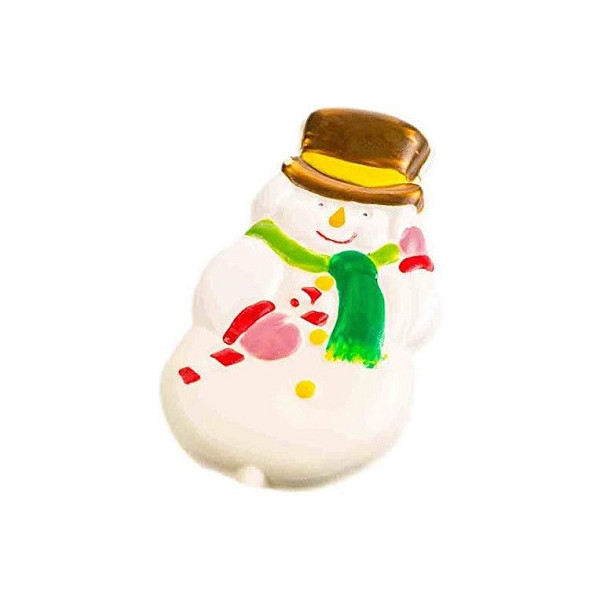 Stampo cioccolato Pupazzo di neve su stecco in policarbonato da Silikomart