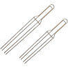 Spillone 4 punte per panettoni e colombe in acciaio inox lungo 52 cm o 62 cm da Decora Spillone 4 punte per panettoni e colombe in acciaio inox lungo 52 cm o 62 cm da Decora