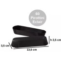 60 Pirottini Neri Eclair in carta da forno da 135 x 35 h 25 mm da Decora