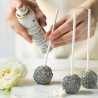 Colorante alimentare spray metallizzato argento di Decora da 75 ml