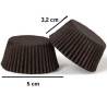 200 Pirottini Muffin in carta marrone diametro 5 cm altezza 3,2 cm