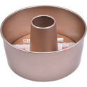 Chiffon Cake o Angel Cake in metallo antiaderente rose gold line da 20,5 cm di Decora