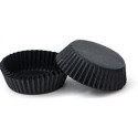 Pirottini Neri Tartelletta Bassa Ø4×H1,5cm – Carta Forno Antiaderente, Resistenti 220°C (2500 Pz)