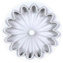 Kit 3D Tarte Bloom stampo silicone con anello tondo 3D per crostata fiorita da 18 cm di Silikomart
