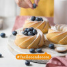Stampo Mini Alice da Decora: formina mini ciambella in alluminio pressofuso diametro 10 cm ed h 5 cm