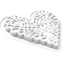 Level Hearts 580 Silikomart: kit 2 stampi cuore in silicone con cutter 173x210 h 21 mm