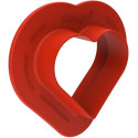 Heartix 85 ml Silikomart: stampo 6 cuori savarin da 78x70 h 30 mm con cutter