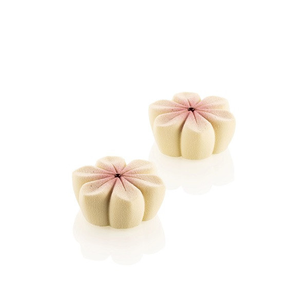 Stampo Hana 87 Silikomart: stampo in silicone 6 fiori da 7,2 x h 3 cm
