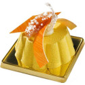 Stampo piccola brioche cannellata o briochette cannellata in silicone diametro 79 x 30 mm