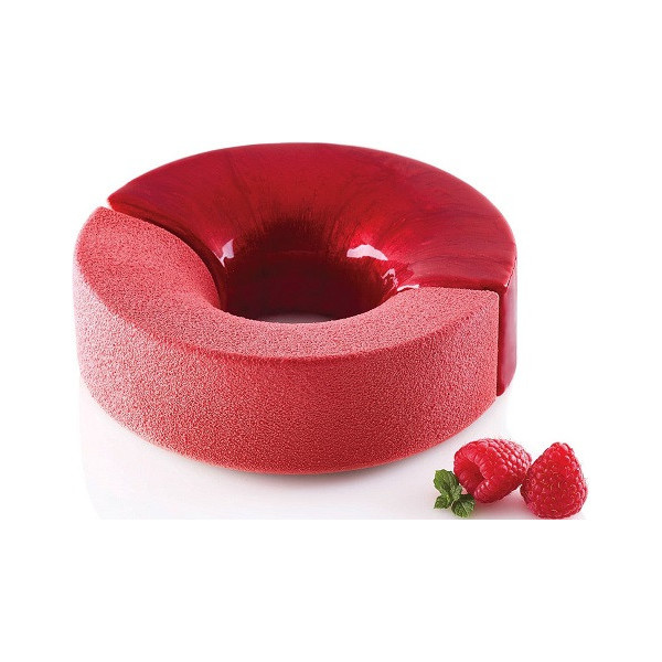 Stampo Incontro 750 Silikomart: stampo ciambella in silicone 16 x h 5 cm con separatore in plastica