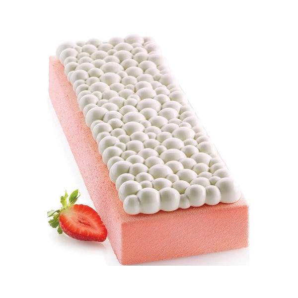 Kit Mille Bolle 1300 Silikomart stampo silicone con supporto in plastica e tappeto decorativo bolle