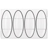Sogno T CH044 Chocado Silikomart; stampo in Tritan per cioccolat0 4 tavolette 156x58 h 14 mm
