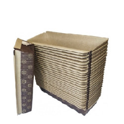 50 Stampi plum-cake in carta da forno da 15x6,5xh5 cm per torte da 200 g