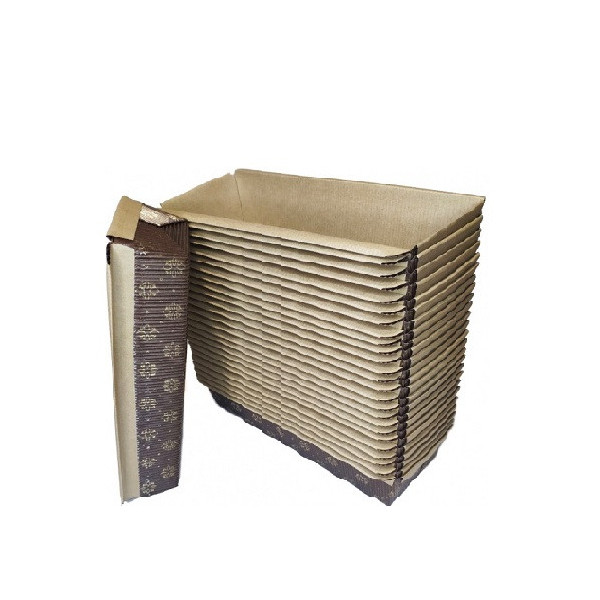 50 Stampi plum-cake 250 g in carta da forno da 16,5x6,5xh5 cm