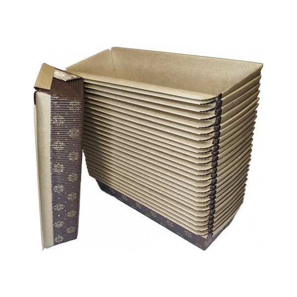 20 Stampi plum-cake in carta forno da 23,5x8xh7 cm per torte da 750 g