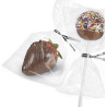 Set di 50 sacchetti trasparenti 10 x 20 cm da Decora in plastica per alimenti per caramelle biscotti e cake pops