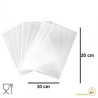 Set di 50 sacchetti trasparenti 10 x 20 cm da Decora in plastica per alimenti per caramelle biscotti e cake pops Set di 50 sacchetti trasparenti 10 x 20 cm da Decora in plastica per alimenti per caramelle biscotti e cake pops
