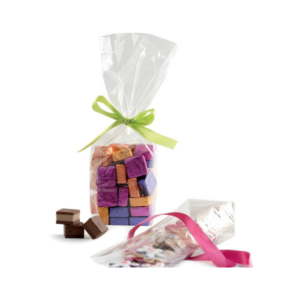 Sacchetti Trasparenti con Fondo Rigido Decora – Set 10 Bustine per Biscotti, Caramelle e Dolcetti (22/30cm)