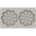 Bliss o Fiore prezioso Silikomart: stampo decorativo in silicone grigio