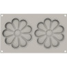 Bliss o Fiore prezioso Silikomart: stampo decorativo in silicone grigio