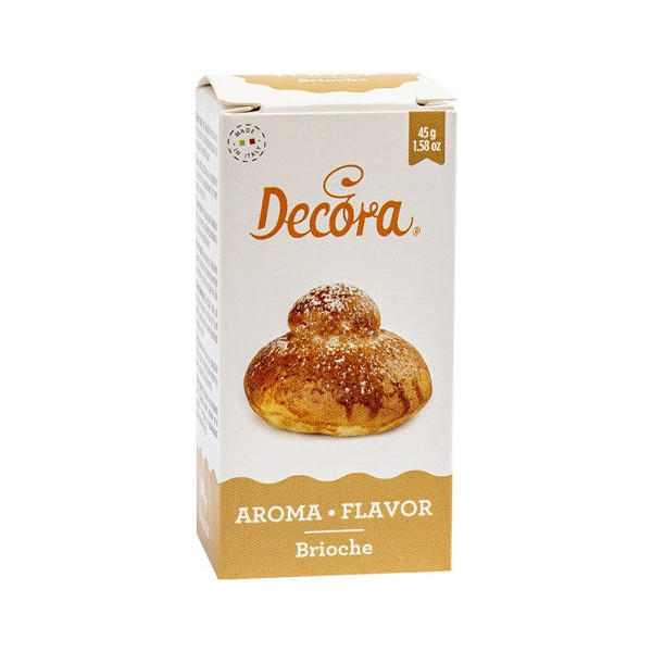 Aroma naturale brioche 50 g  per impasti e creme per dolci e torte da Decora
