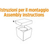 Scatola rettangolare per dolci con coperchio lato 30,5x40,5xh25 cm in cartoncino bianco Decora