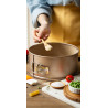 ø16,5 o ø21,5 cm Tortiera a cerniera con fondo mobile tonda rose gold line antiaderente da Decora