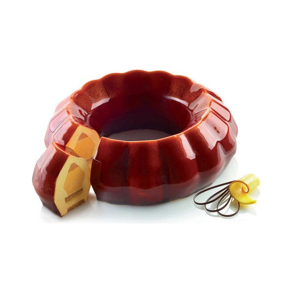 Kit Diamond Crown stampo ed inserto in silicone bianco con cutter da Silikomart