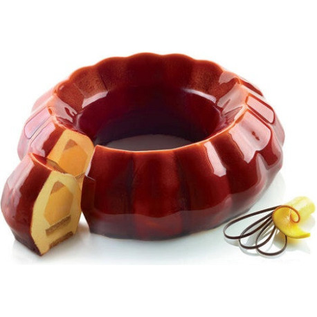 Kit Diamond Crown stampo ed inserto in silicone bianco con cutter da Silikomart