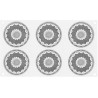 Kaleido 75 Silikomart in silicone per ciambelle monoporzioni di diametro 7,5 cm da Silikomart