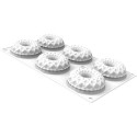 Kaleido 75 Silikomart in silicone per ciambelle monoporzioni di diametro 7,5 cm da Silikomart
