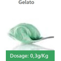 Dosaggio per gelato di Idro Color Green Silikomart colorante idrosolubile in polvere verde